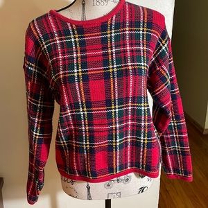 Vintage Plaid Sweater